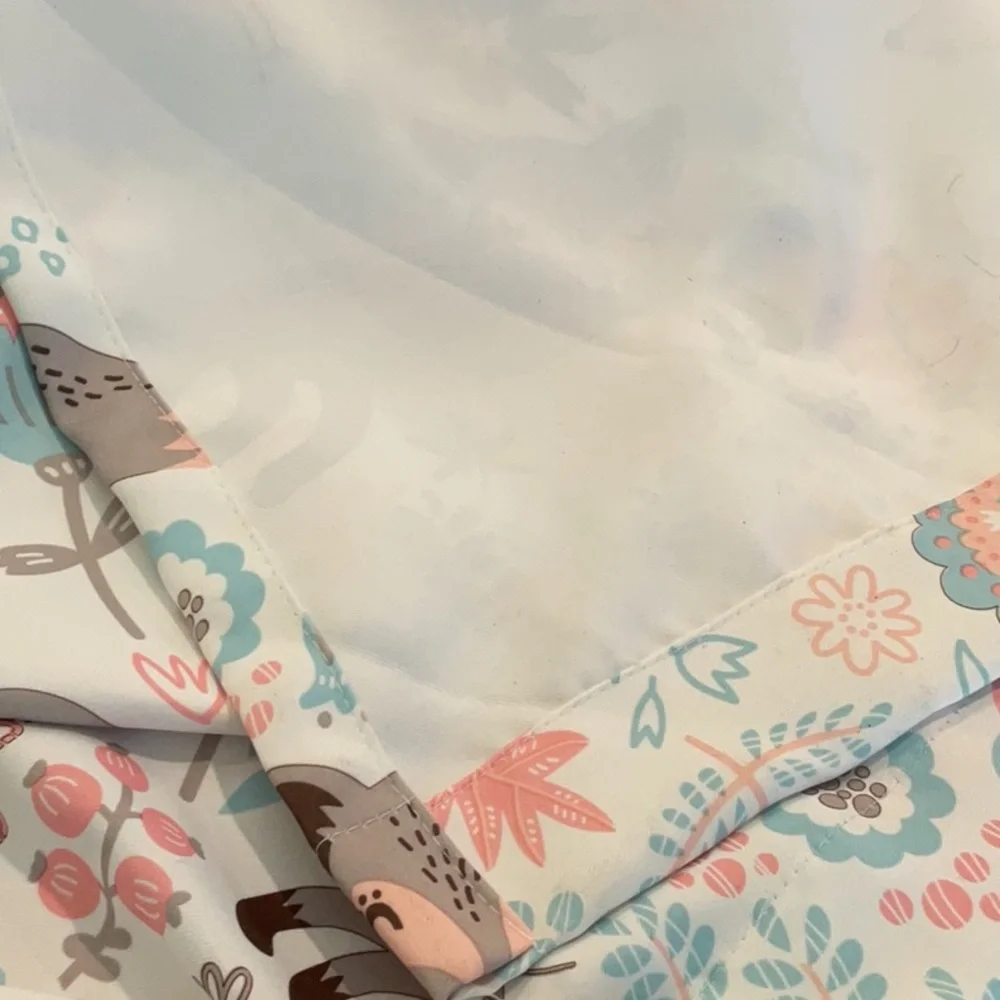 Pixie Fox Woodland 2 panels curtains.